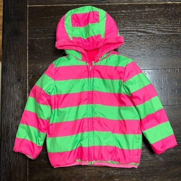 Hanna Andersson size 2t (90) reversible Christmas jacket - Picture 1 of 6